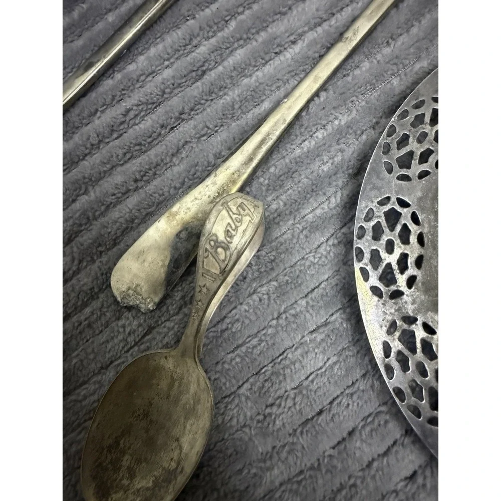 Lot Of Vintae Silverware See Pics